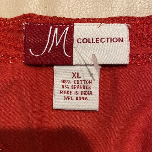 JM Collection Woman’s Embroidered Top - Picture 4 of 4